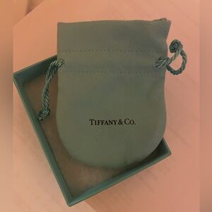 Tiffany & Co. Robin's-egg Blue Drawstring Pouch & Box